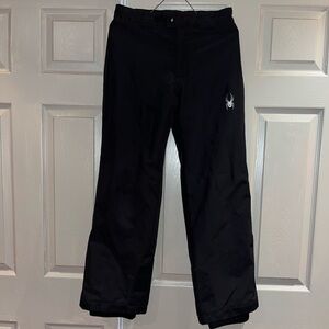 Insulated Spyder Kids Siege Ski Snowboard Pants Boys Size Large (14/16), Black